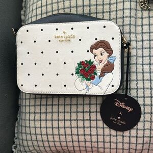 Belle beauty and the beast dots crossbody bag